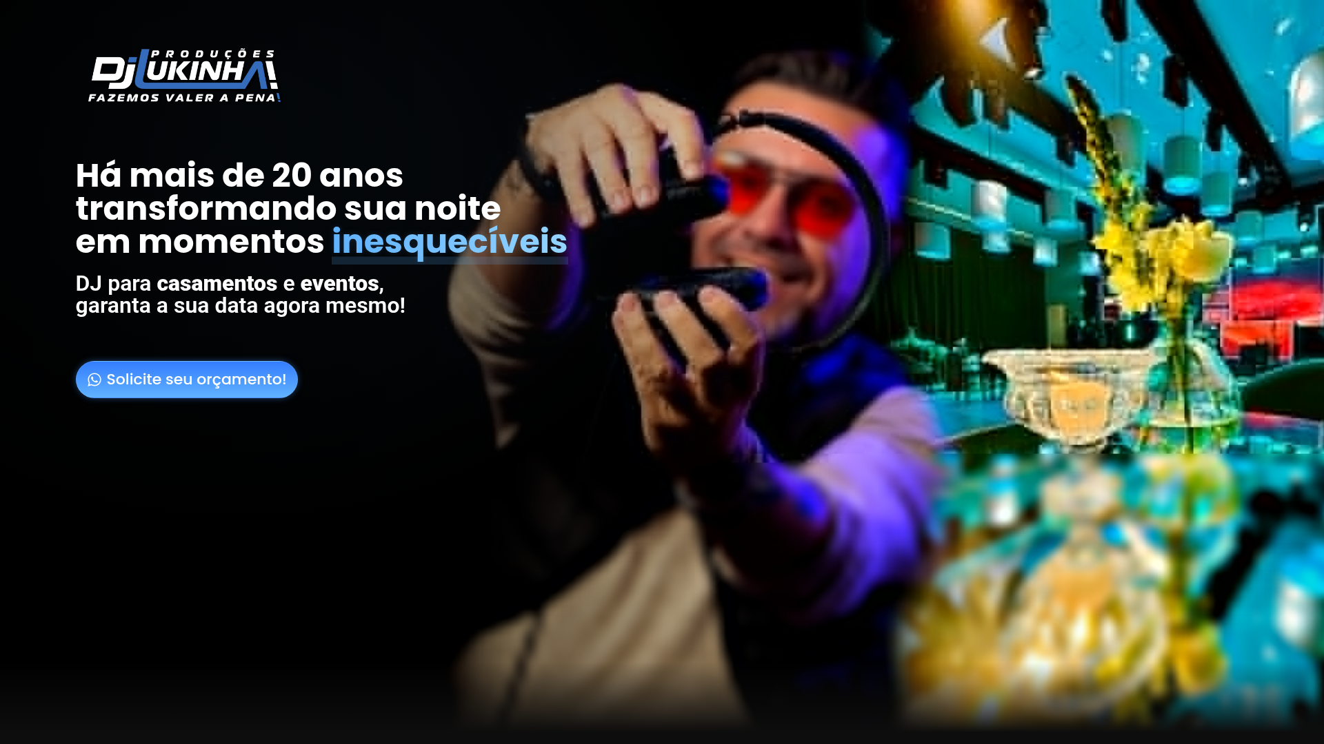 DJ Lukinha - Landing Page